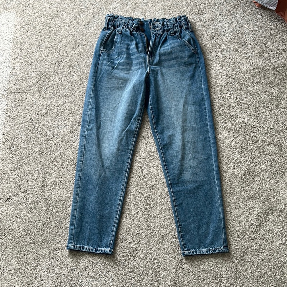 SO High Rise Mom Jeans